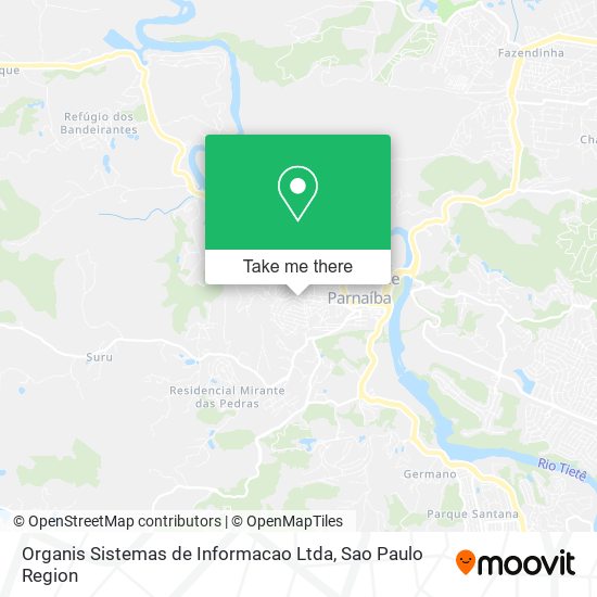 Mapa Organis Sistemas de Informacao Ltda