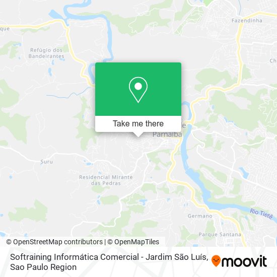 Softraining Informática Comercial - Jardim São Luís map