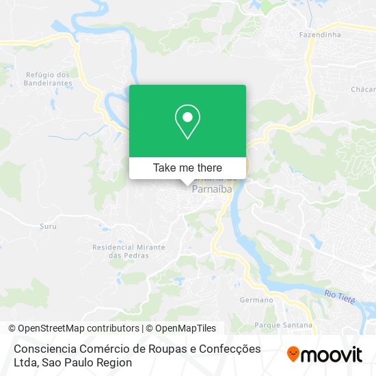 Consciencia Comércio de Roupas e Confecções Ltda map