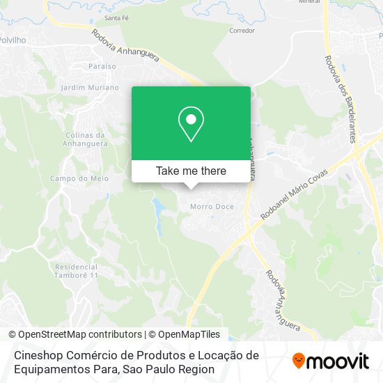 Cineshop Comércio de Produtos e Locação de Equipamentos Para map