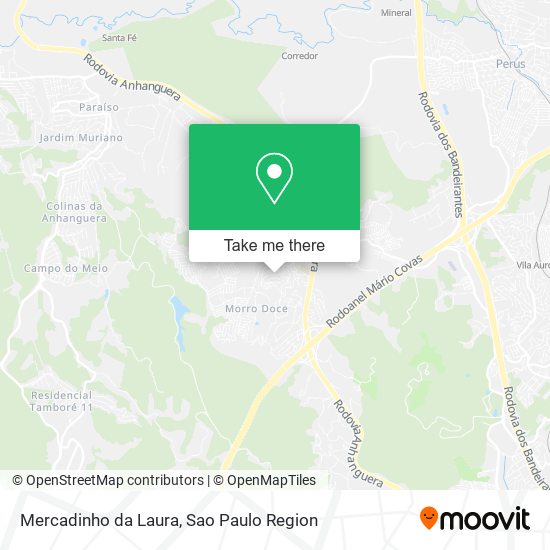 Mercadinho da Laura map