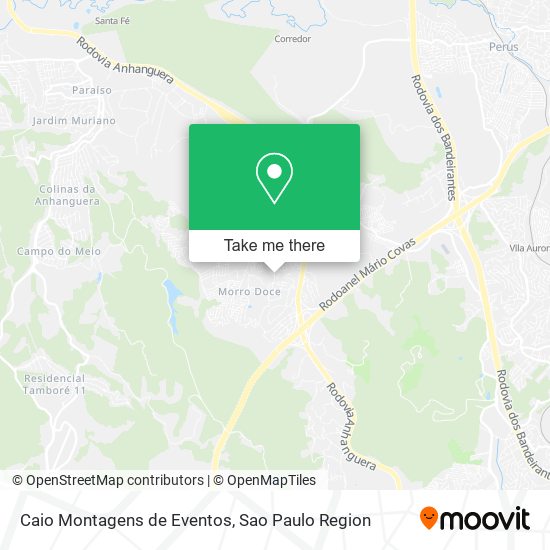 Mapa Caio Montagens de Eventos