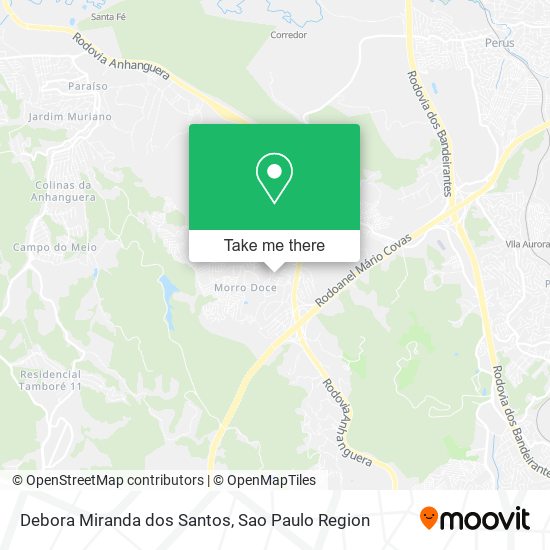 Debora Miranda dos Santos map