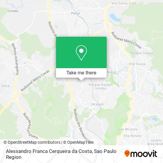 Alessandro Franca Cerqueira da Costa map