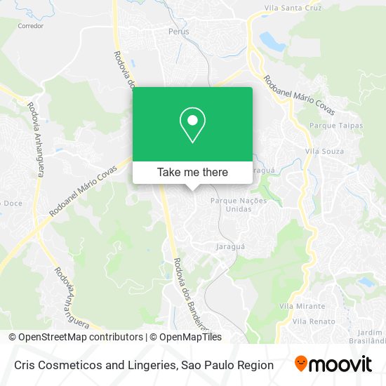 Cris Cosmeticos and Lingeries map