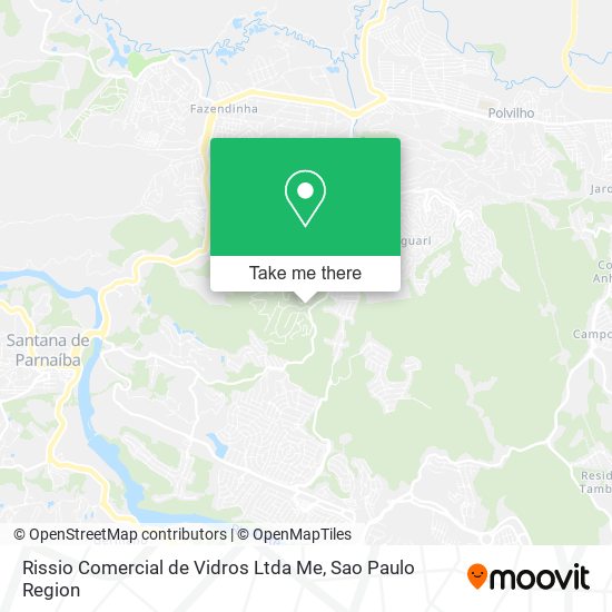 Mapa Rissio Comercial de Vidros Ltda Me