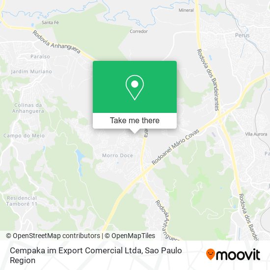 Mapa Cempaka im Export Comercial Ltda