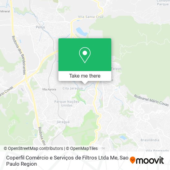 Mapa Coperfil Comércio e Serviços de Filtros Ltda Me
