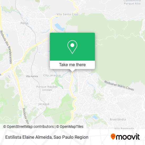 Estilista Elaine Almeida map