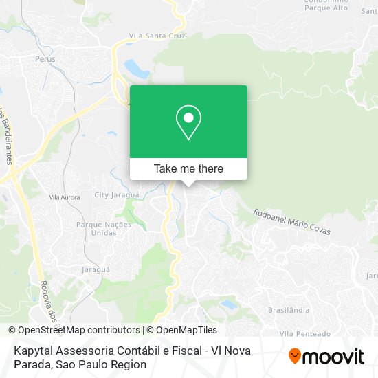 Kapytal Assessoria Contábil e Fiscal - Vl Nova Parada map