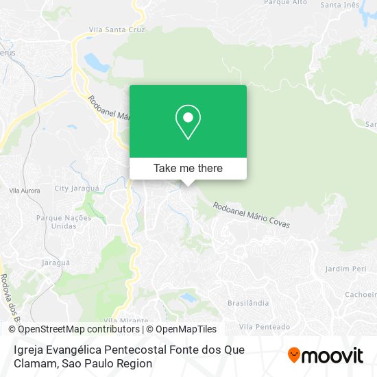 Igreja Evangélica Pentecostal Fonte dos Que Clamam map