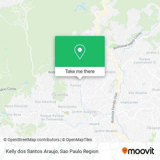 Kelly dos Santos Araujo map