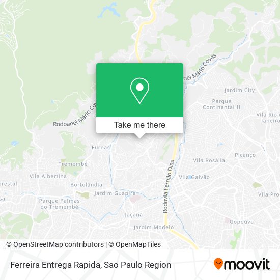 Ferreira Entrega Rapida map