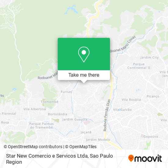 Star New Comercio e Servicos Ltda map