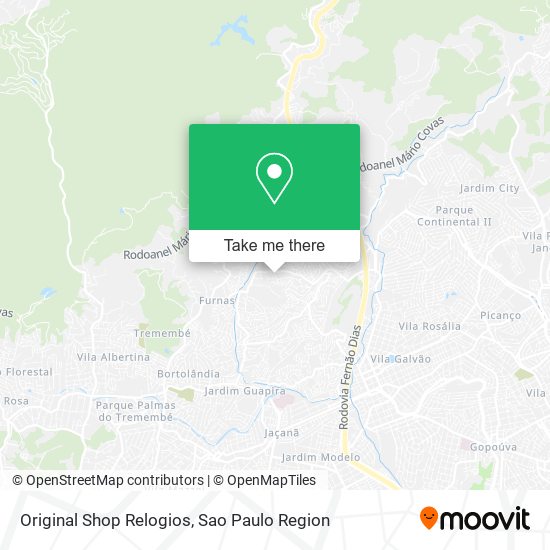 Original Shop Relogios map