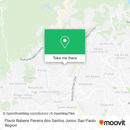 Flavio Rubens Pereira dos Santos Junior map