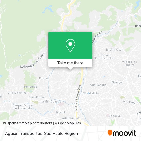 Mapa Aguiar Transportes