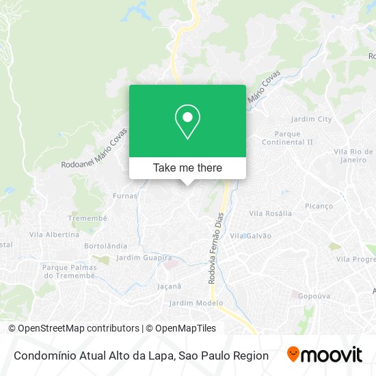 Condomínio Atual Alto da Lapa map