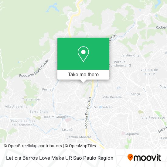 Leticia Barros Love Make UP map