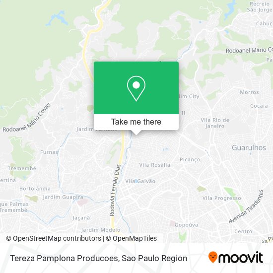 Tereza Pamplona Producoes map