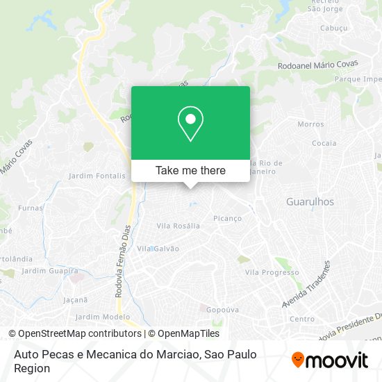 Auto Pecas e Mecanica do Marciao map