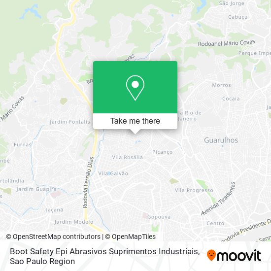 Boot Safety Epi Abrasivos Suprimentos Industriais map