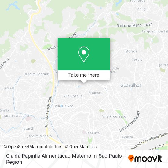 Cia da Papinha Alimentacao Materno in map