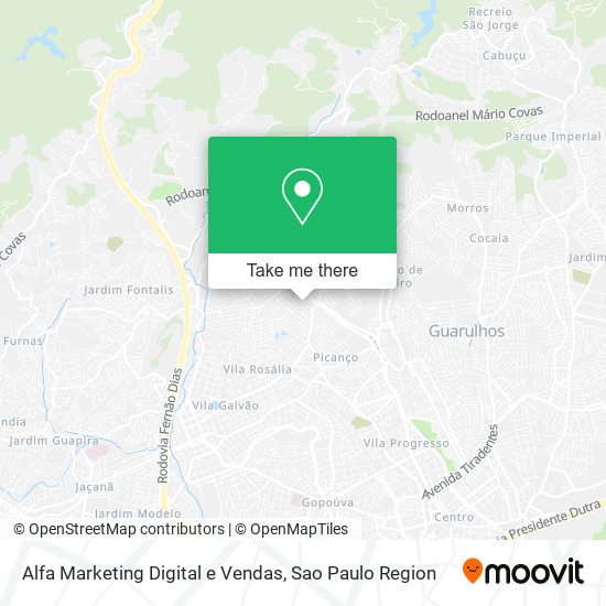 Mapa Alfa Marketing Digital e Vendas