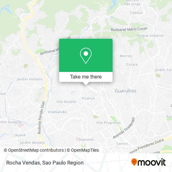 Rocha Vendas map