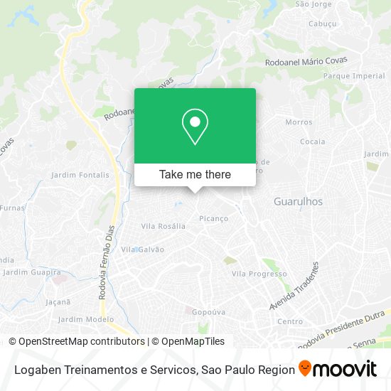 Mapa Logaben Treinamentos e Servicos