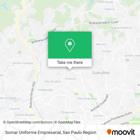 Somar Uniforme Empresarial map
