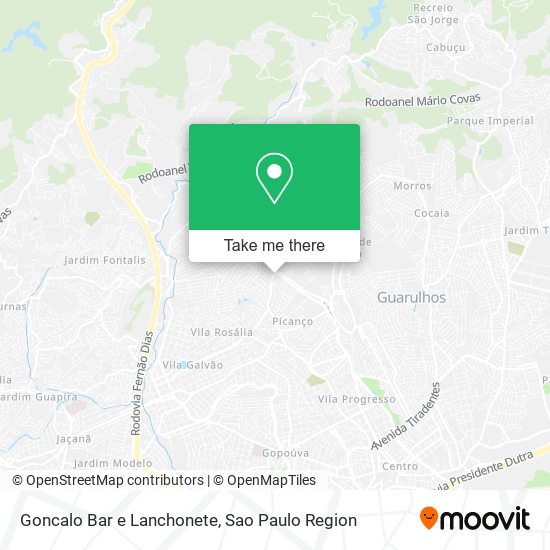 Goncalo Bar e Lanchonete map