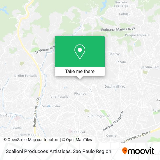 Scalioni Producoes Artisticas map