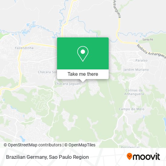 Mapa Brazilian Germany