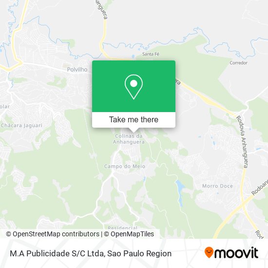 M.A Publicidade S/C Ltda map