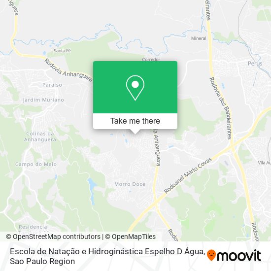 Mapa Escola de Natação e Hidroginástica Espelho D Água