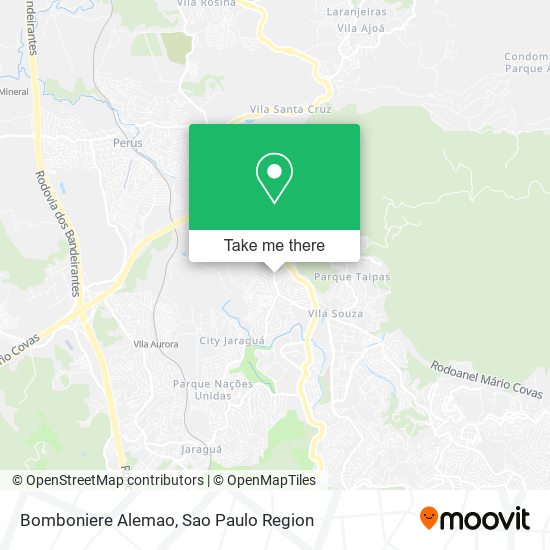 Mapa Bomboniere Alemao