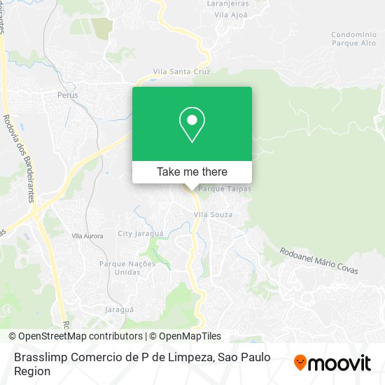 Mapa Brasslimp Comercio de P de Limpeza