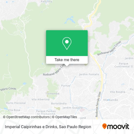 Imperial Caipirinhas e Drinks map