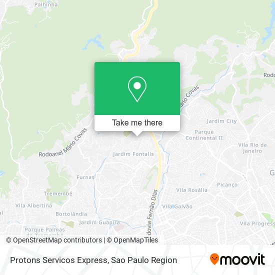 Protons Servicos Express map