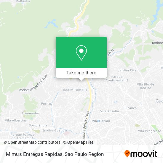 Mimu's Entregas Rapidas map