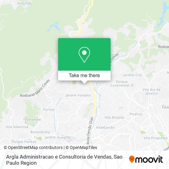 Mapa Argla Administracao e Consultoria de Vendas