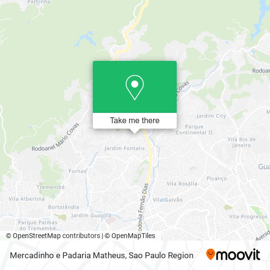 Mercadinho e Padaria Matheus map