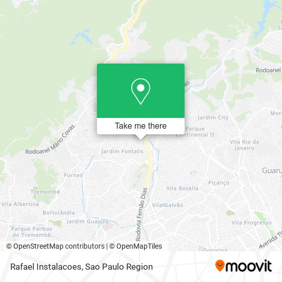 Rafael Instalacoes map