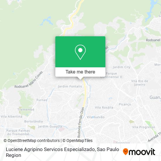 Luciene Agripino Servicos Especializado map