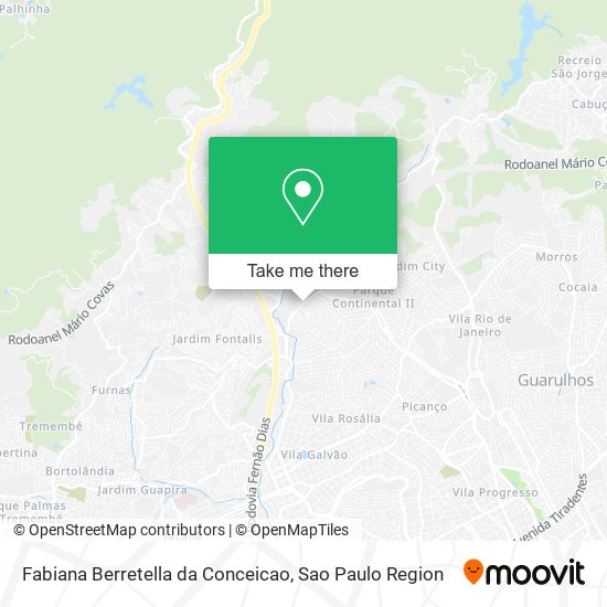 Mapa Fabiana Berretella da Conceicao