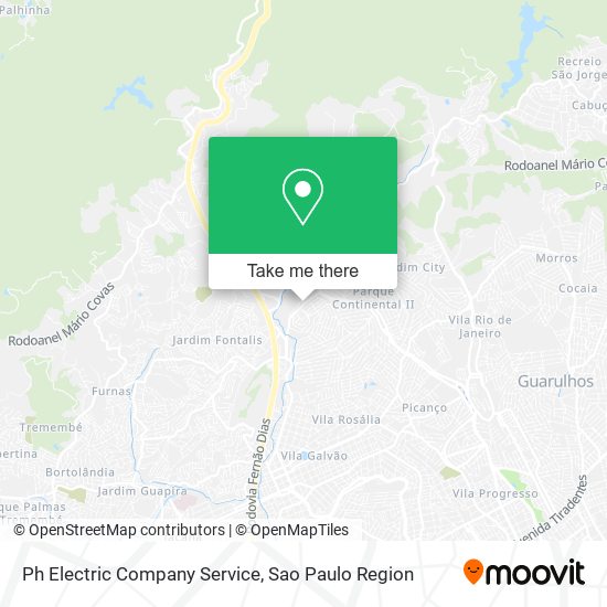 Ph Electric Company Service map