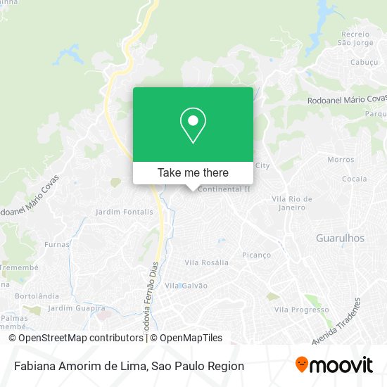 Fabiana Amorim de Lima map