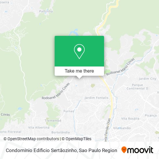 Mapa Condomínio Edíficio Sertãozinho