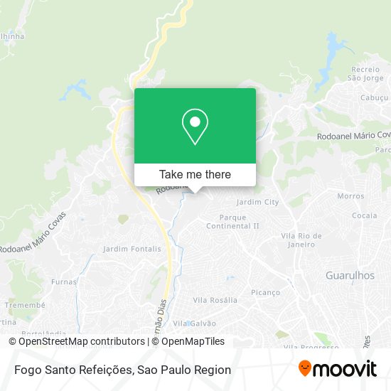 Fogo Santo Refeições map